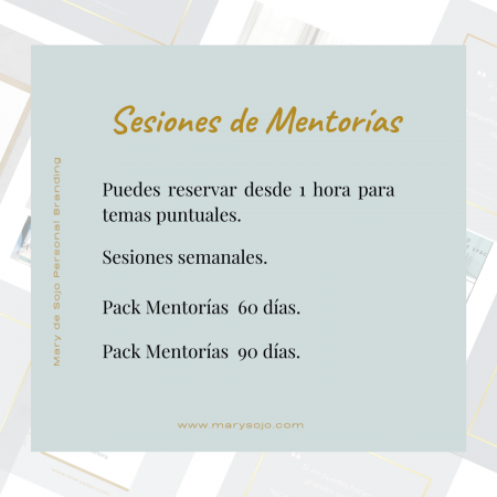 Mentorias en Arte y Negocios - Sesiones de Mentorias by Mary de Sojo.
